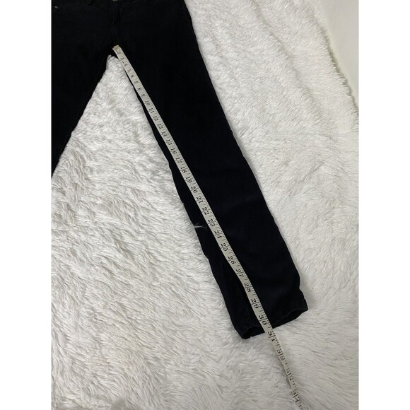 AG Adriano Goldschmied Women's Corduroy Pants Black Size 27R Super Skinny Ankle - Picture 7 of 16